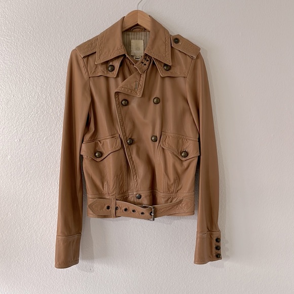 Diesel Leather Biker Jacket Women’s M - Picture 1 of 15